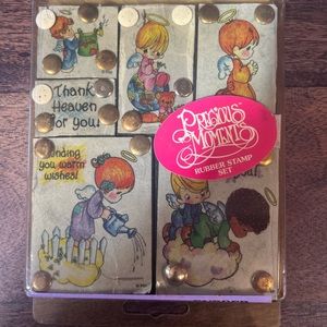 Precious Moments Rubber Stamps Set Stampendous Angels 1995